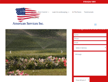 Tablet Screenshot of americanservicesok.com